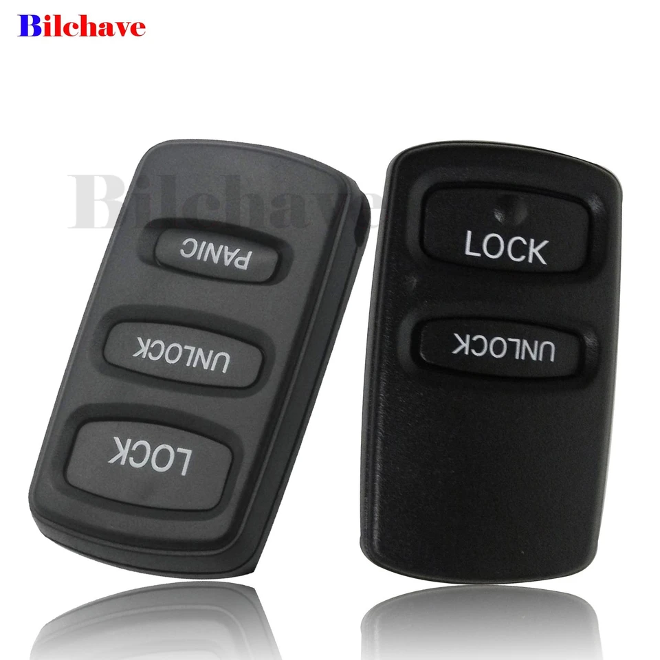 Jingyuqin 2/3 tlačidlá diaľkového vozidla na kľúče vozidla FOB Cover pre Mitsubishi Lancer Outlander Pajero V73 Galant Montero Sport Key Case Case