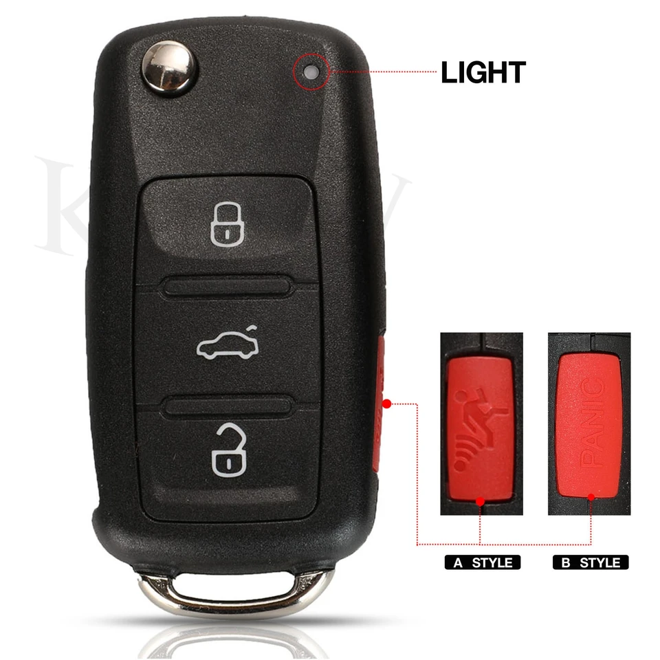 jingyuqin 3+1 gombík nezrezaný haa hu66 Blade Car KEFE NOPLE PHELL pre VW Volkswagen Polo Golf Passat Octavia sedadlo Passat Beetle