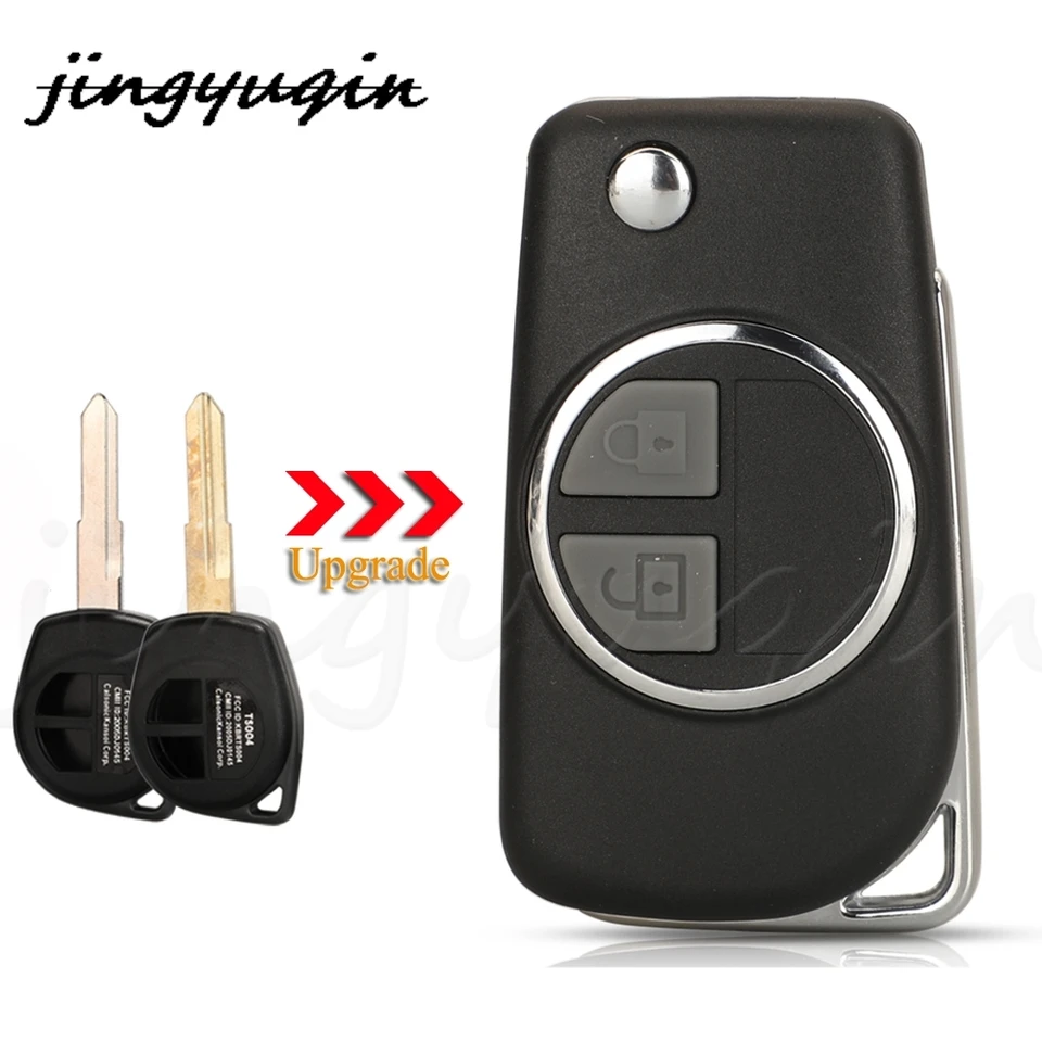 Jingyuqin vzdialené puzdro na kľúče inteligentných automobilov pre Suzuki Grage Vitara Aerio SX4 s HU133R/SZ11R BLADE VIPORA