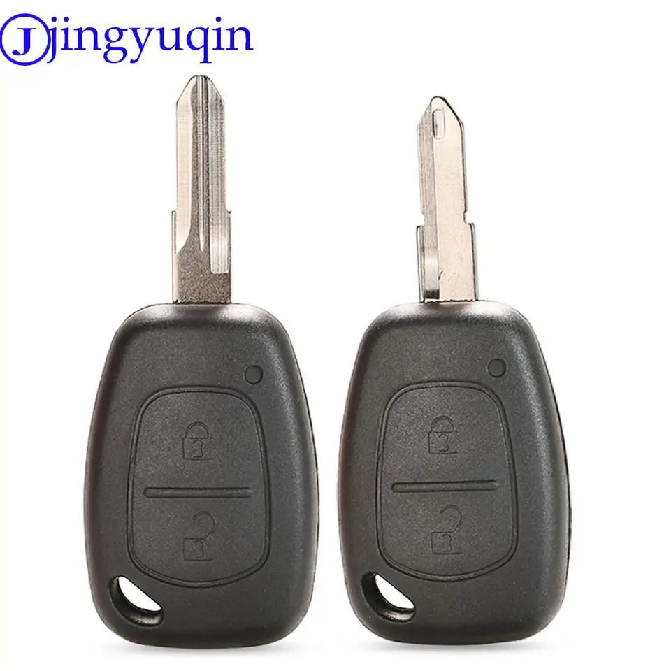 Jingyuqin vzdialené tlačidlo Key Case 2 pre Renault Opel Vauxhall pre Nissan Vivaro Traffic Primastar NE73 VAC102 Blade FOB Shell
