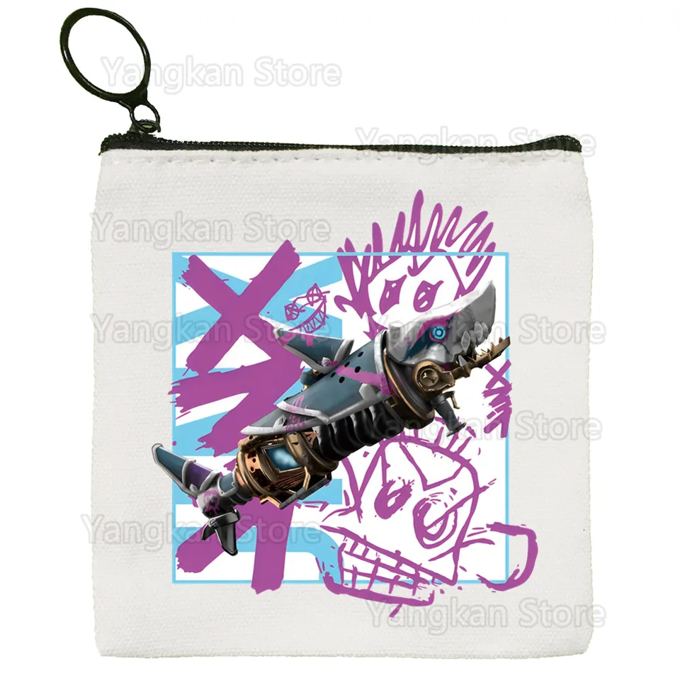 Jinx graffiti nové ženy Mini mince kabelky Originálny držiteľ karty Malé peňaženky Zmeniť vrecko na peniaze