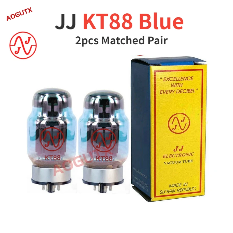 JJ KT88 Modrá vákuová trubica nahrádza 6550 KT120 KT66 pre HIFI Audio Valve Elektronickú trubicovú zosilňovaciu súpravu DIY Zhodné štvorkoliek Aogutx