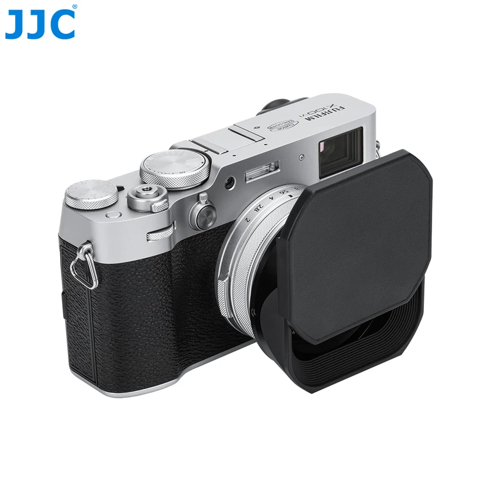 JJC 49 mm šošovky tieň pre kvadzle pre fujifilm fuji x100VI x100V x100F kamery šošovkový odtieň s krytom šošovky a krúžkom adaptéra