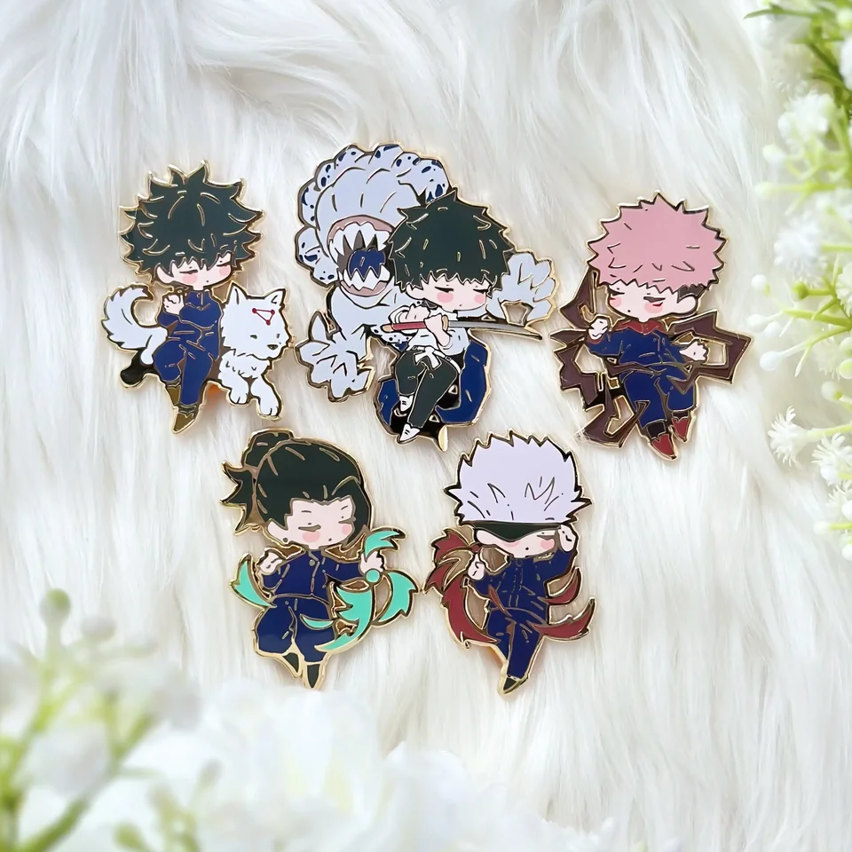 JJK ENAMEL PIN SATORU GOJO RYomen Sukuna-getto Suguru-animácia a komiks
