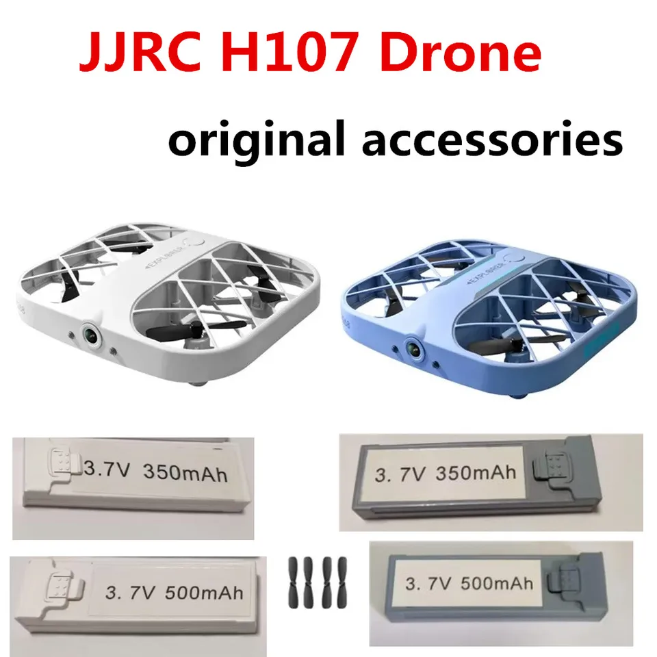 JJRC H107 Mini Drone Battery 3,7V 350 mAh / 500 mAh / vrtuľový čepeľ pre príslušenstvo pre JJRC H107 DRONSKÉ PRÍSTUPY H107