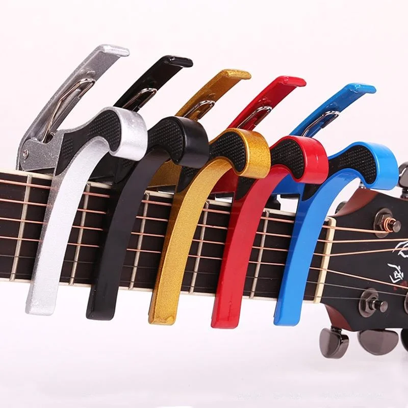 Jjyy hliník zliatiny kovový kovový nový gitarový capo rýchla zmena svorky akustická klasická gitara capo tónový prístroj 1pc