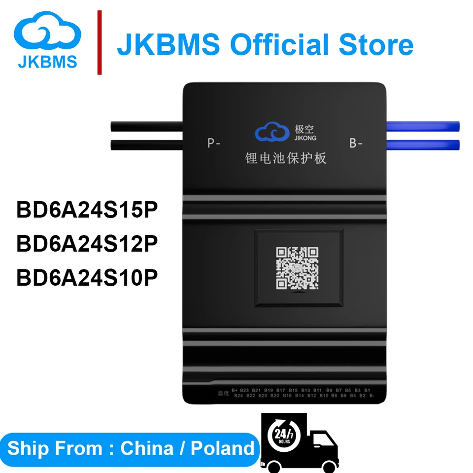 JKBMS 8S-20S 24V 48V 0,6A BMS 150AMP LIFEPO4 / LIPO / LTO AKTUALICKÝ BOLECTICKÝ PRAVIDLA BD6A24S15P SMART Bluetooth Jikong Jikong BMS