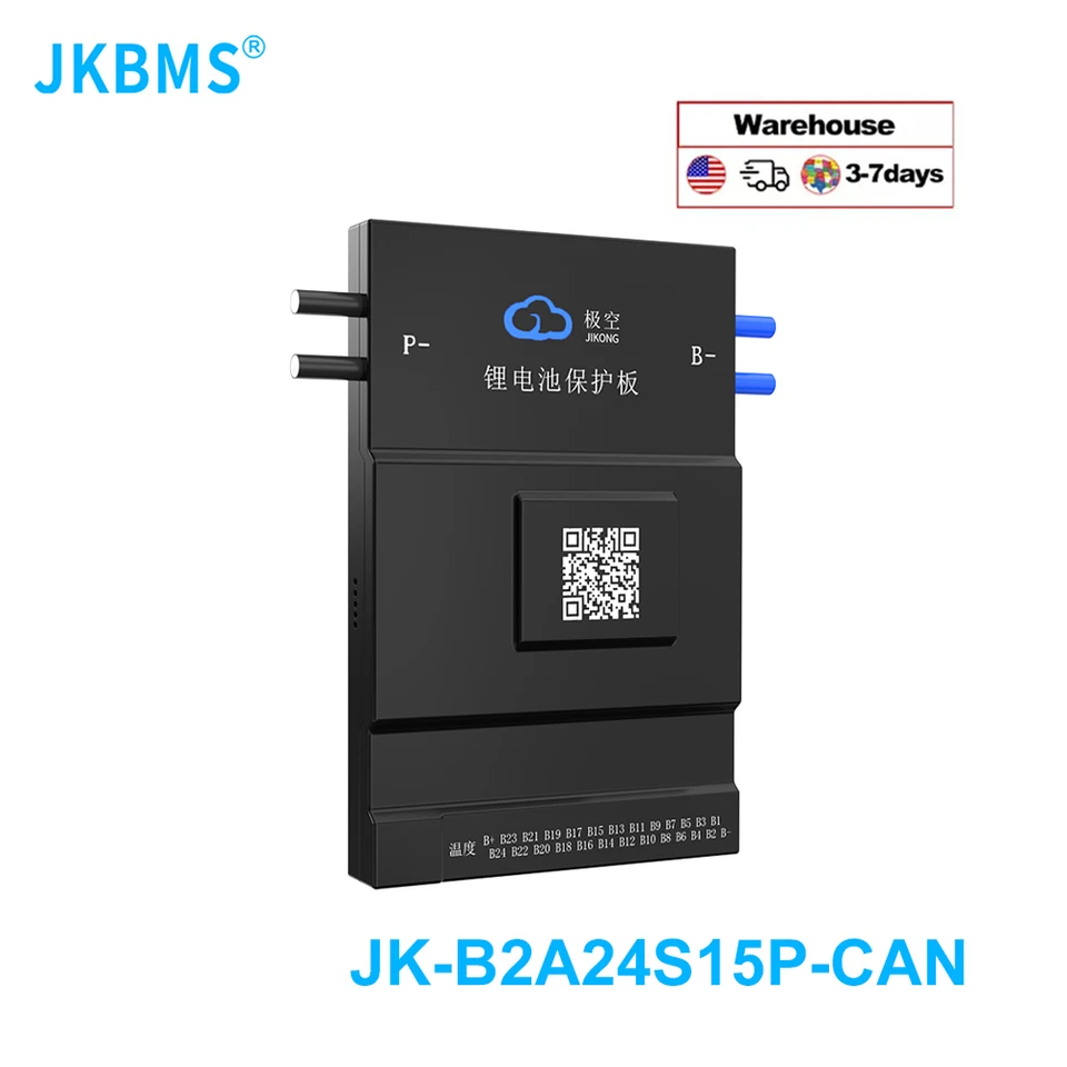 JKBMS B2A24S15P Can Active Balance BMS 8S 10S 12S 13S 14S 15S 16S 20S 21S 24S LI-ION LIFEPO4 150AH LTO batéria batéria BMS BMS