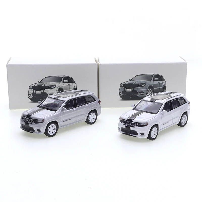 JKM 1/64 Jeep Grand Cherokee Circuit Edition edícia Color Bar Cars zliatiny vozidlo Die Casting Collection Collect Model Hračky Ozdoby