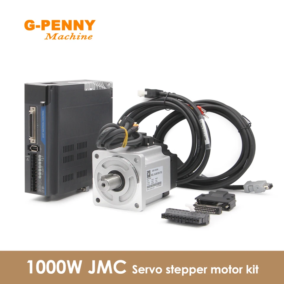 JMC 80GST 1000W 1KW 200-240V 3000R/min 3,18nm JAND10002-20B 80JASM510230K s magnetickou súpravou AC Servo Motor Kit