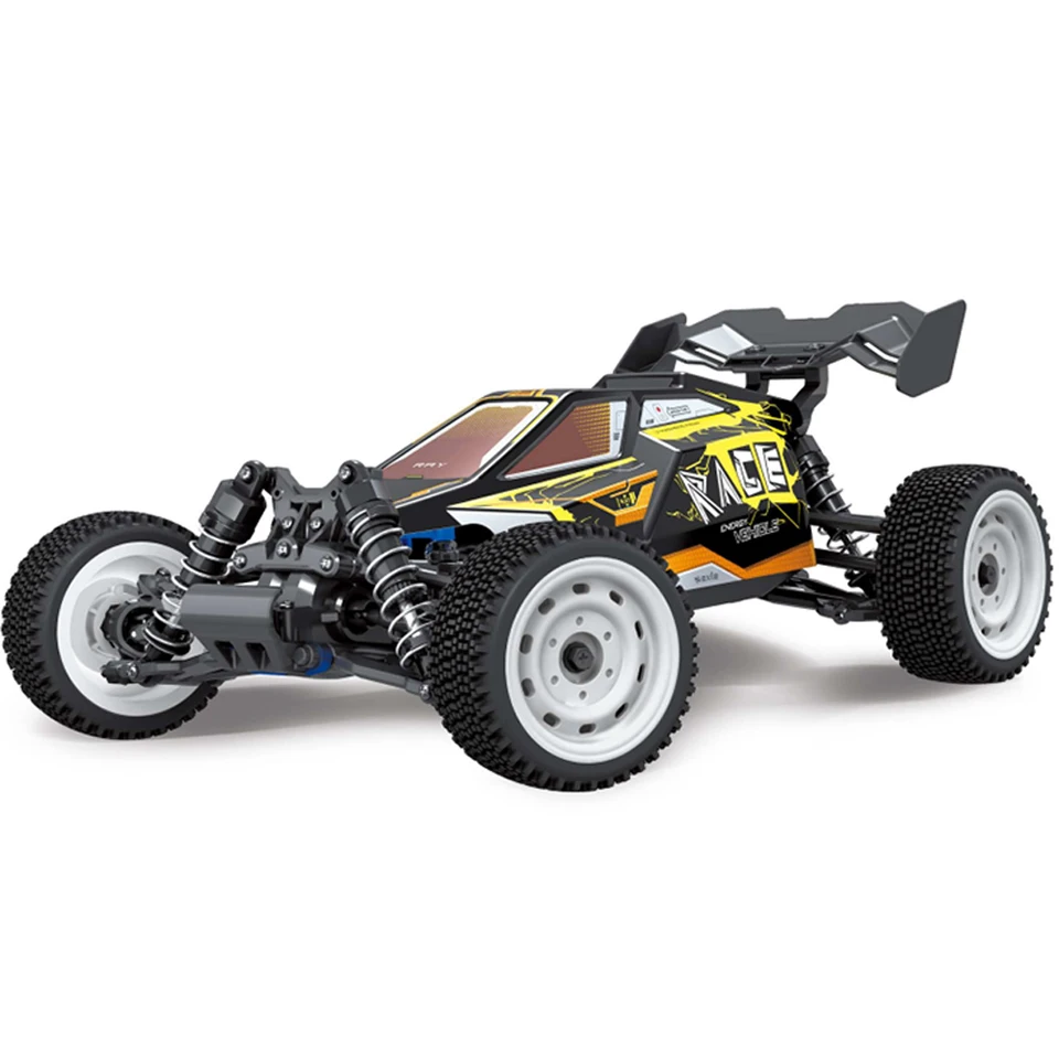 JMRC Elektrické diaľkové ovládanie vozidla 4WD 1/16 Plná stupnica s kovovými prevodmi 2.4g vysokorýchlostný RC Off-Road Buggy RTR