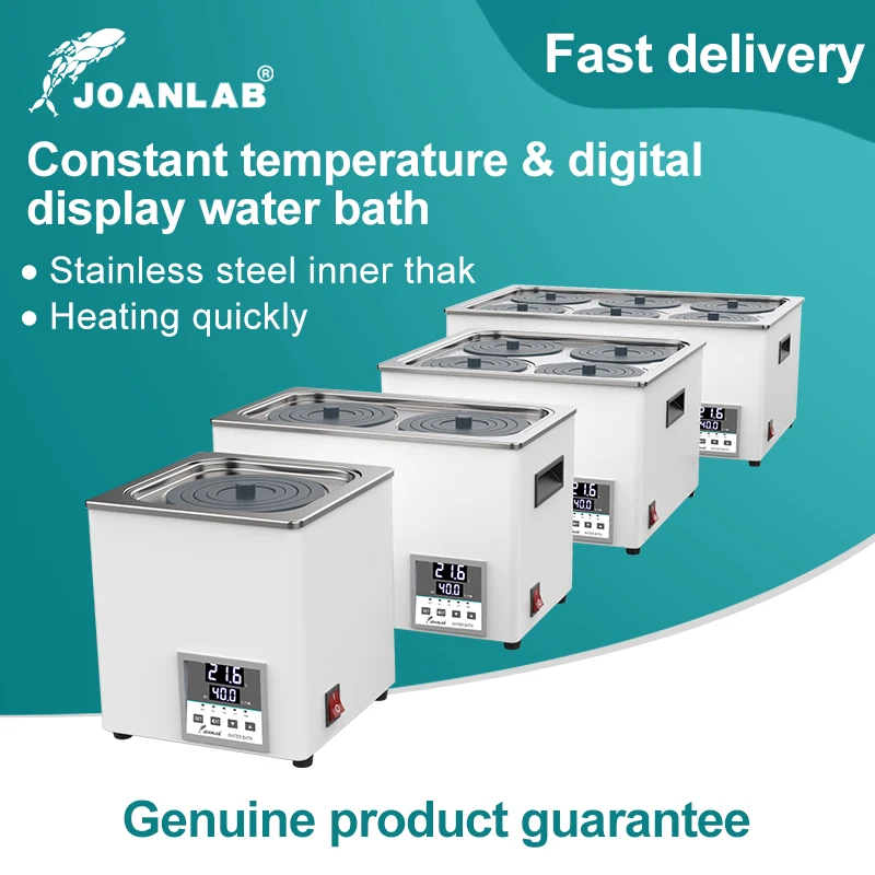 JoanLab Water Bath Lab vykurovacie termostatické zariadenia digitálny displej laboratórne vybavenie konštantná teplota termostat tank 110V 220V