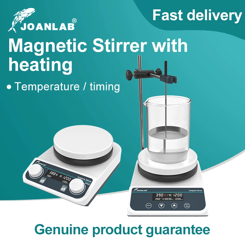 Joanlab zahrievacie magnetické miešanie digitálny displej termostatického magnetického mixéra Hot Plate Laboratórne laboratórium 20L 110V ~ 220V