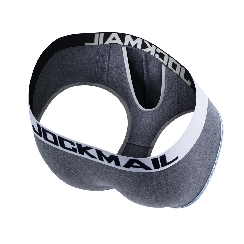 Jockmail Men Underwear Briefs s Bulge Penis Petouch Push Up Up Upwear Priedušné sexy spodné prádlo Pohodlné bavlnené spodky