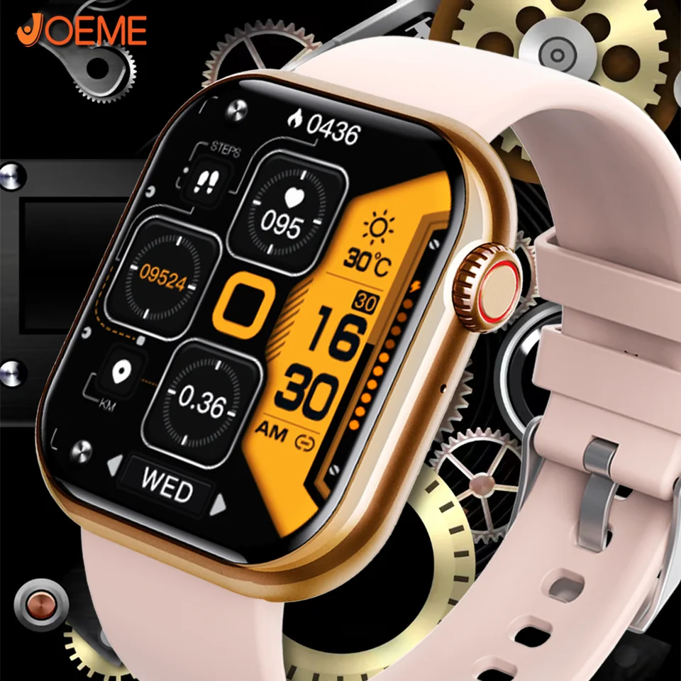 Joeme 1,91 palca Full Touch Screen Bluetooth Call Smart Watch s 24 hodinami Monitorovanie zdravia Sport F57 Smartwatch pre iOS Android