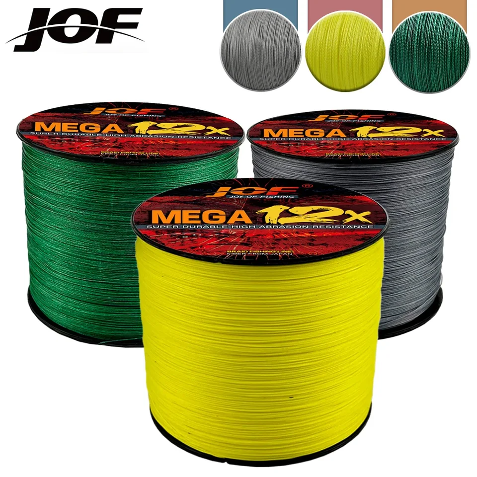 JOF X12 Silná rybárska linka trollingu 25 lb-120 lb rýchla voda rezanie vonkajšieho rybolovu
