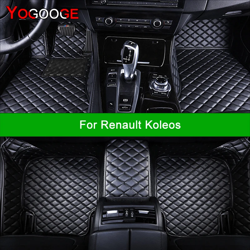 Jogooge vlastné podlahové rohože pre rohože pre Renault Koleos Automatické koberce nohy Coche Accessorie