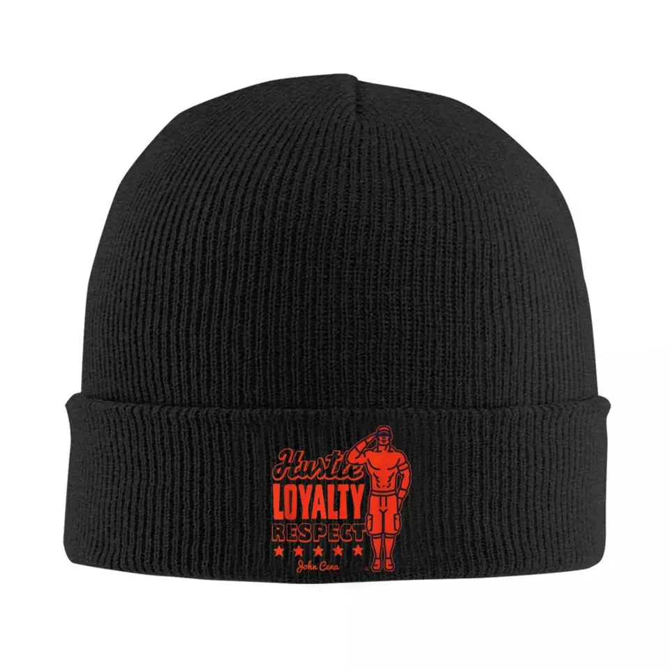 John Cena Hustle Loyalty Rešpekt Vintage klobúky Jeseň zimná čiapka rozlúčka Tour 2025 Caps ženské mužské akrylové pletené čiapky