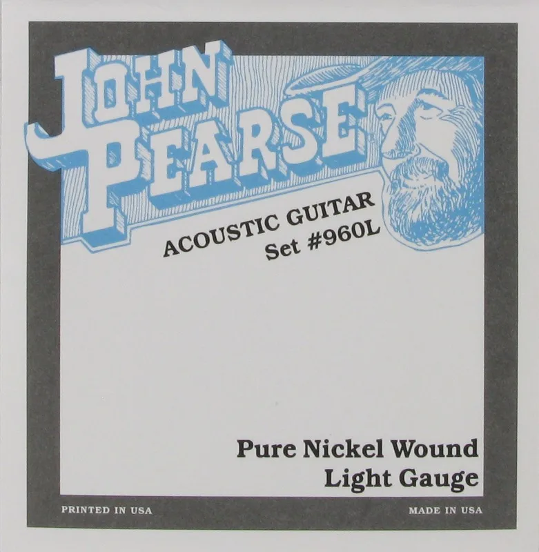 John Pearse Pure Nickel Rany Akustické gitarové struny