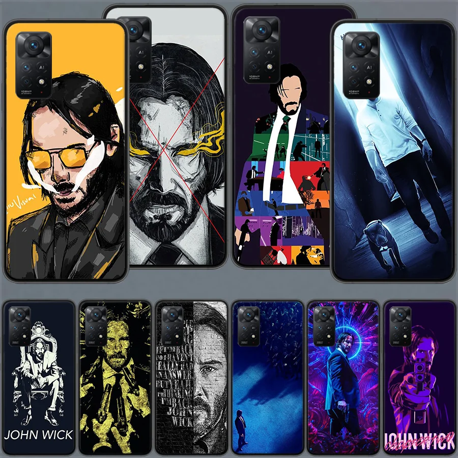 John Wick 3 telefónny puzdro pre redmi poznámku 13 5G plus capa 12 12c 10a 10c 10 9a 9c 9t 9 8a 8 K70 K60 Pro Xiaomi A2 Lite 7a 7 6a 6 Cov