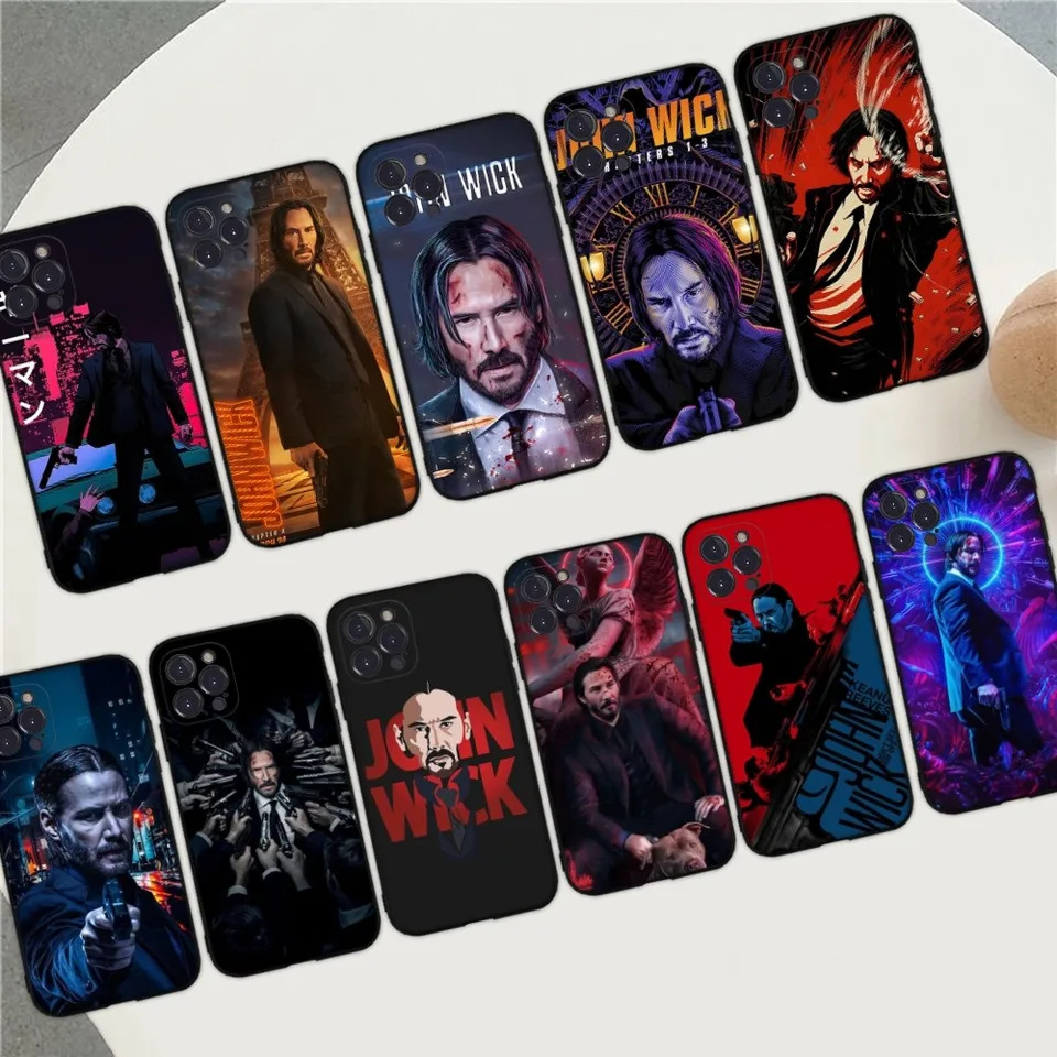 JOHN WICK Movie telefónny puzdro pre iPhone 15 14 13 12 Mini 11 Pro XS Max x xr SE 6 7 8 plus mäkký silikónový kryt