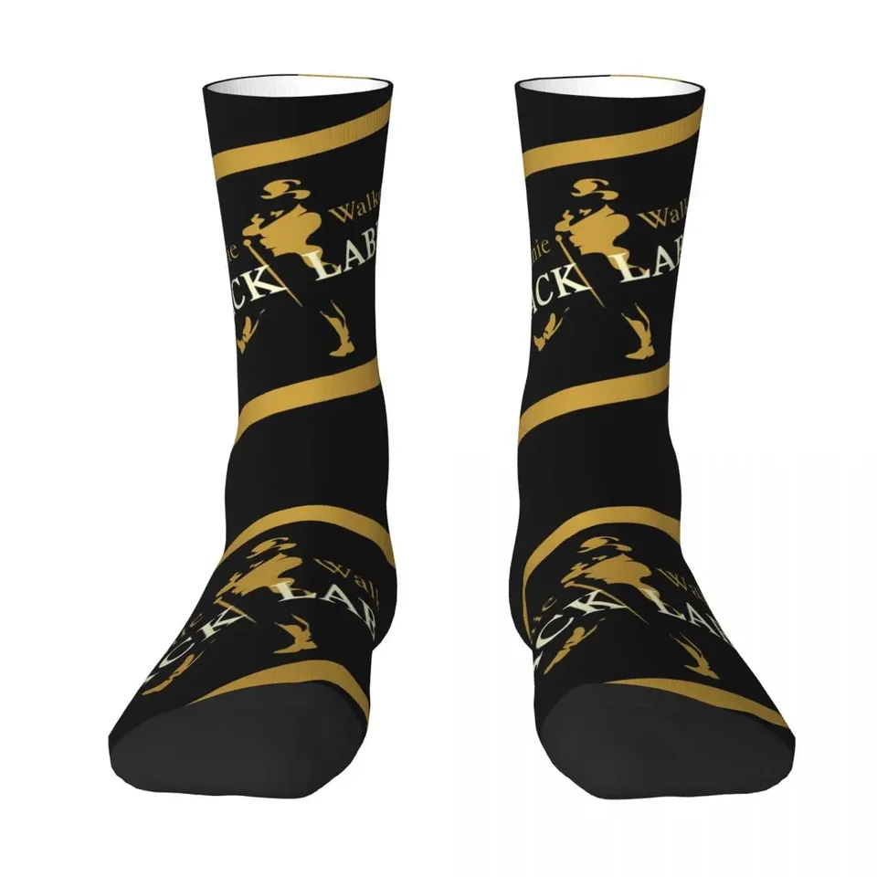 Johnnie Walker ponožky harajuku potenie absorbujúce pančuchy po celú sezónu Dlhé ponožky Príslušenstvo pre unisex darčeky