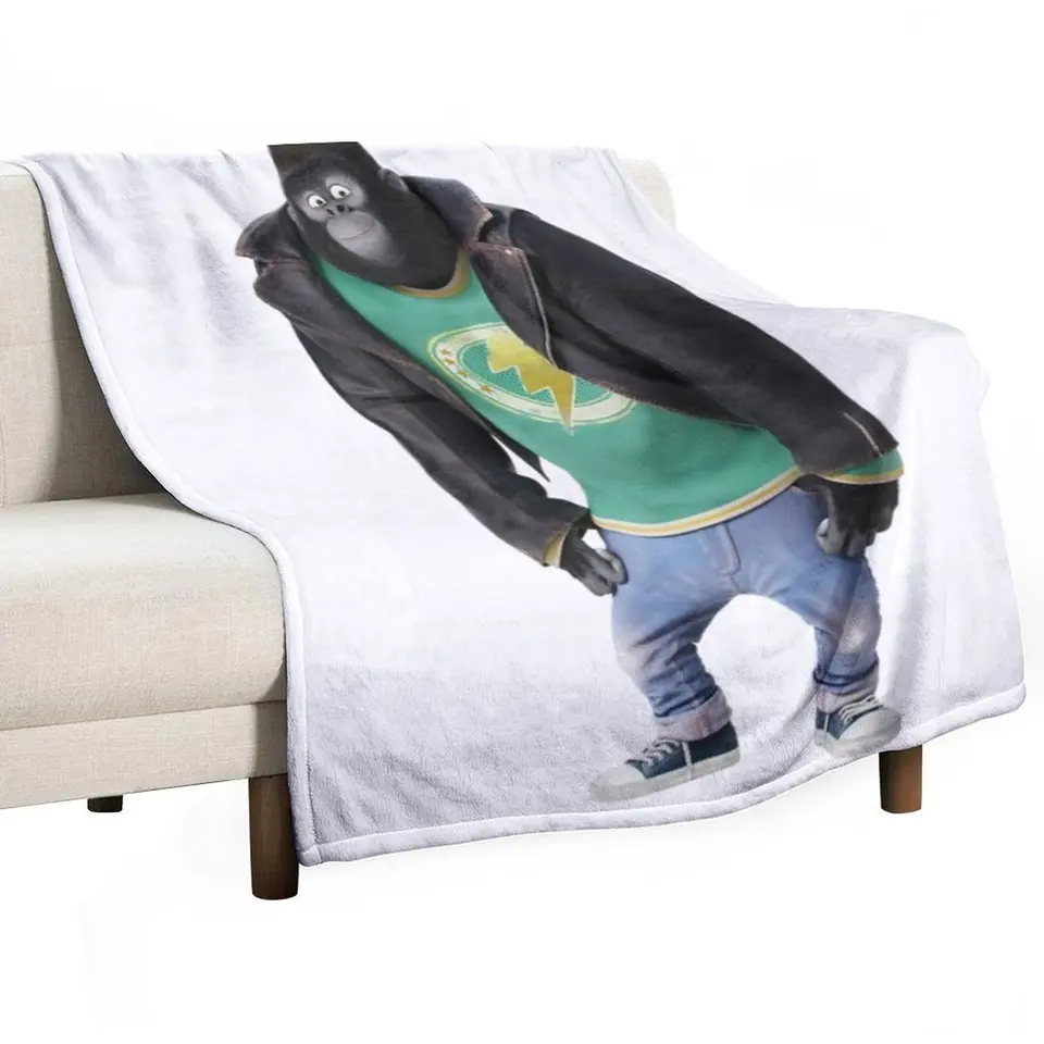 Johnny spieva 2 hádzanie prikrývky Furrys módne pohovky Soft Plyšové kockované prikrývky