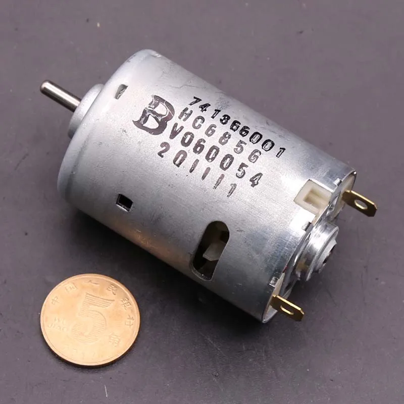 Johnson 54EP DC 24V-36V 12000-18000RPM Veľký krútiaci moment vysokej rýchlosti 545 Mikro Násilný motorový loptičku pre DIY vysávač