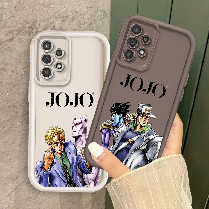 Jojos Bizarre Adventure for Samsung A73 A71 A54 A53 A52 A51 A33 A32 A21S A14 A13 A12 A03 A04 A05 5G Eye Rebrík TPU TPU TPU