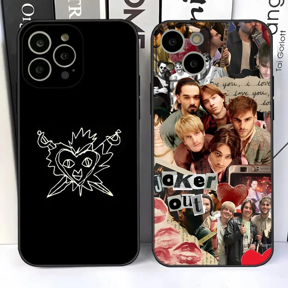 Joker Out Band Phone Case pre iPhone 15,14,13,12,11 Plus, Pro, Max, XR, XS, X, 7,8 Plus, SE, Mini Silikone Soft