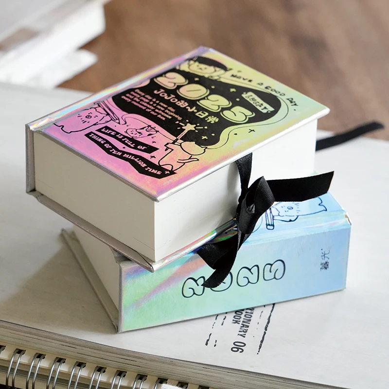 Journal Go 372 Lisets 2025 Mini Calendar Poznámka Prenosná poznámka Kalendár Študentské kancelárske potreby Kúby kalendár Kancelária Kancelária Kancelária