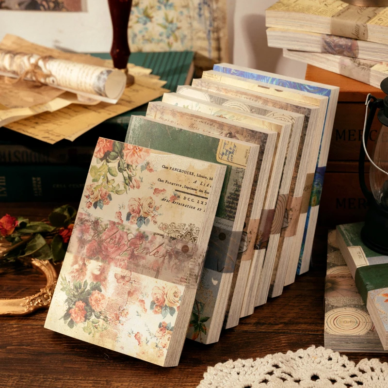 JourNAMM 100ks/balenie estetiky remeselnícky papier DIY Scrapbooking Decor Journal Journal Art Collage Photo album Vintage Paper