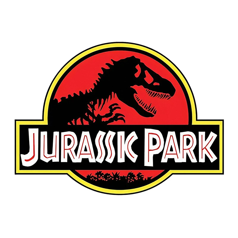JPCT Jurassic Park Dinosaur Creative Decal pre autá, nárazníky, vodotesný polyetylénový nálepka PVC, 13 cm*12 cm