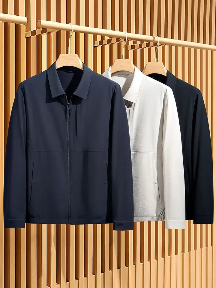 JSBD High-end Anti-Wrinkle Technology Memory tkanina Jacquard Lining Spring a jesenná bunda Business Laf