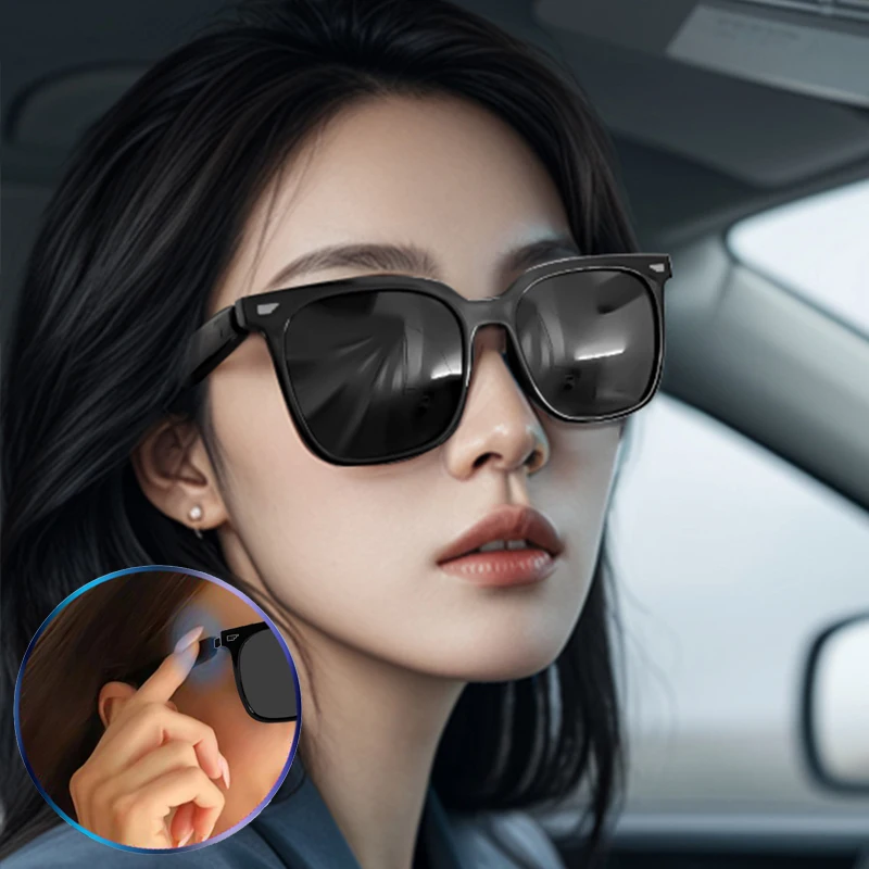 JT-GS01 Smart Bluetooth Audio Sun Slnečné okuliare bezdrôtové slúchadlá Bluetooth Muži Ženy inteligentné okuliare porlarizované šošovky hudobné okuliare