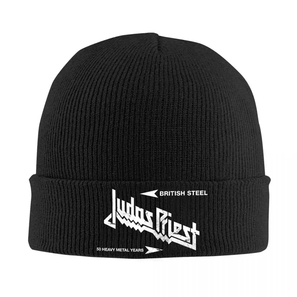 Judas kňaz tričká pre mužov Ženy kapota klobúky kovová punk hudba lebky čiapky Meni ženy teplé mäkké čiapky