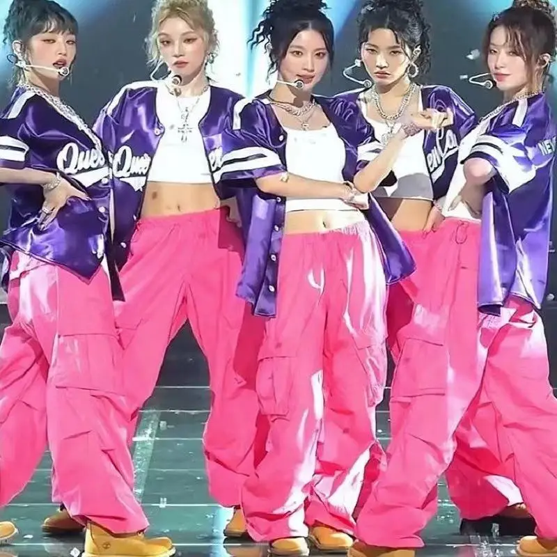 Juhokórejská dievčenská skupina Hudobný festival jazz tanečný hip-hop jazz s gidle štýl Rave Wear Módne oblečenie jazzové tanečné oblečenie