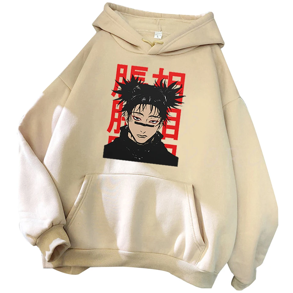 JUJUTSU Kaisen Anime Mikina choso tlačená kapucňa Men Ženy s dlhým rukávom mikiny plus veľkosť streetwear harajuku unisex pullover