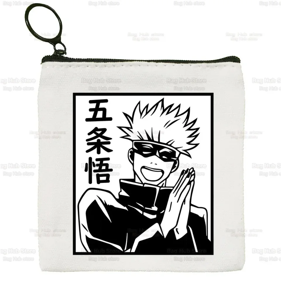 JUJUTSU Kaisen Coin COIN CEPRE PÍSOBNOSTI Študentské puzdro Japonský anime manga gojo Satoru Canvas Coin