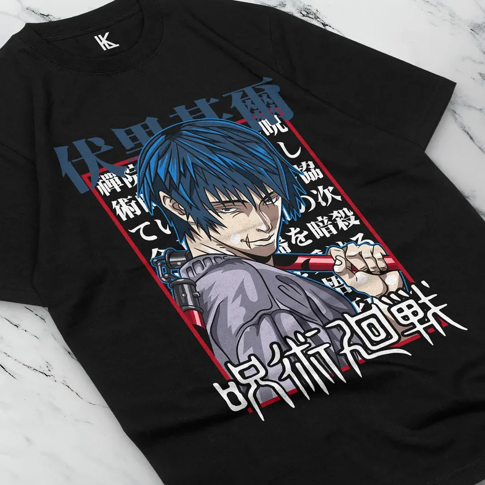 Jujutsu kaisen fusiguro toji tričko Anime manga unisex s-5xl veľkosti bavlny s veľkosťou