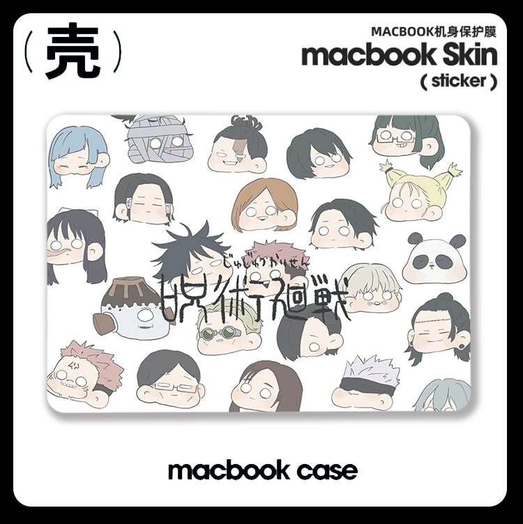 JUJUTSU Kaisen Itadori Anime A3114 Prípad pre MacBook Air M2 M3 Pro 13 14 16 Mac tvrdá sietnica sietnice A2681 A3113 A2338 Pasce laptop