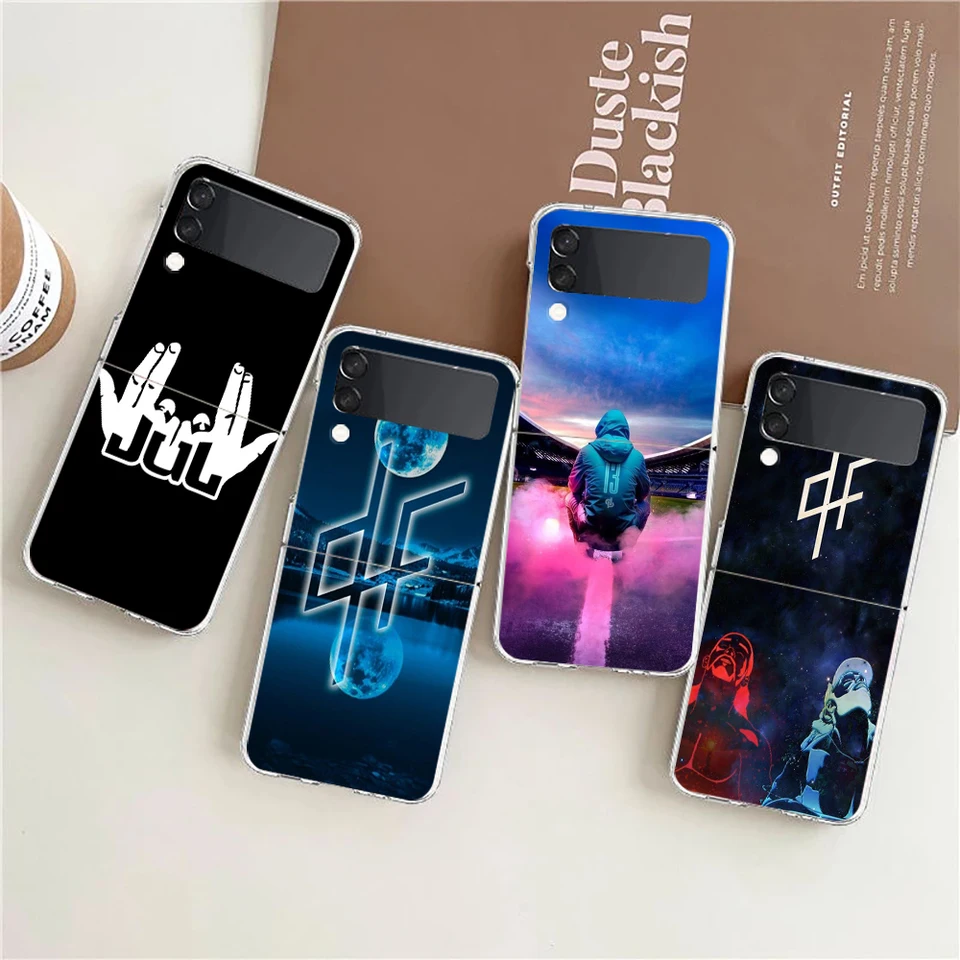 Jul Rapper Telefón puzdro pre Samsung Galaxy Z Flip 3 4 5 6 Transparent out High Hard PC pre Galaxy Z Flip 3 5 6 Clear Cover