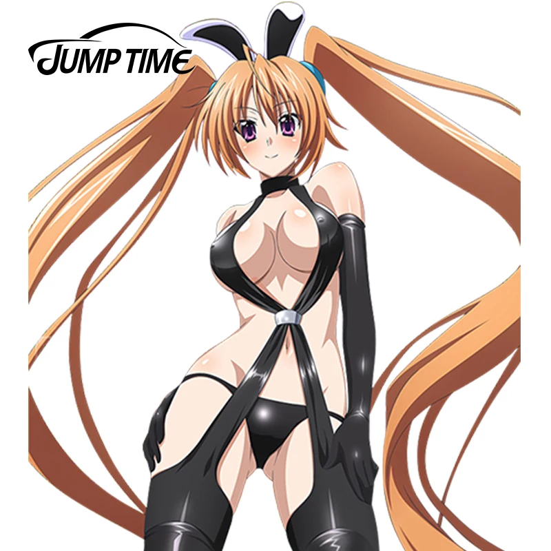 Jumptime 13cm x 11,6 cm roztomilé krásne dievča Anime High School Dxd Shidou Irina Sticker 3D CAR DECALOPOROPLE PROGRÁTNE FILM