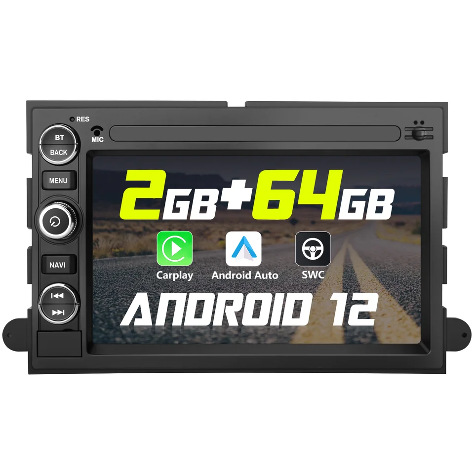 Junsun Wireless CarPlay Android Auto Autoradio pre Ford F150 2004-2008 Automobilové rádiové stereofónne multimediálne GPS hlava GPS BT WiFi DSP