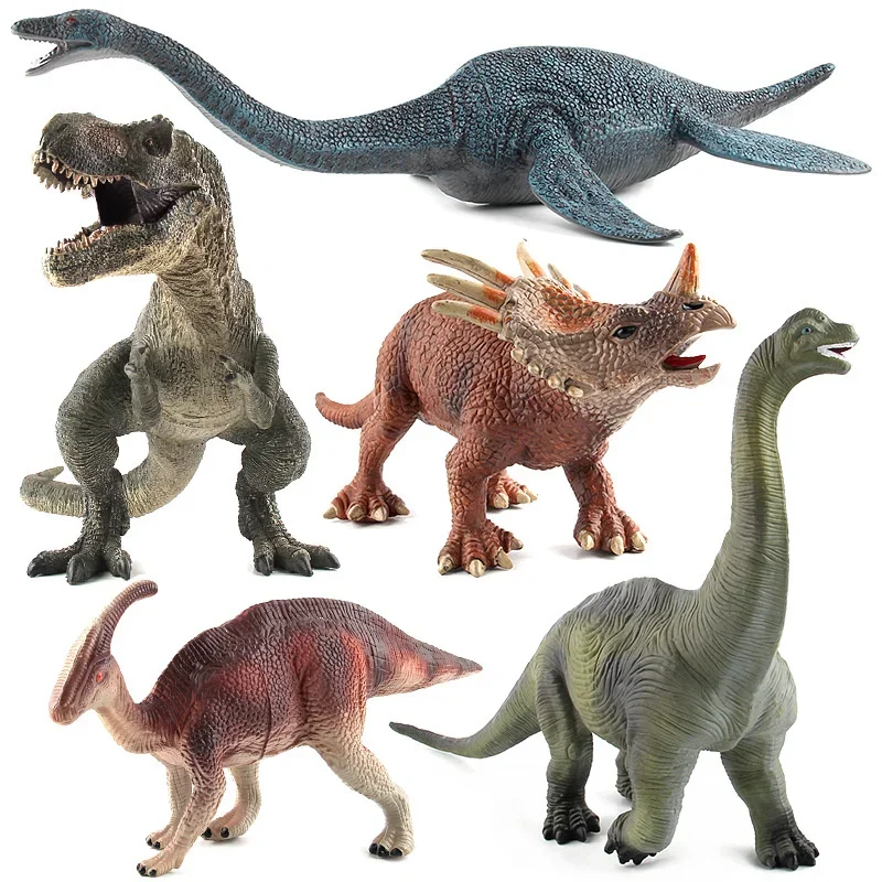 Jurské figúrky dinosaurus Tyrannosaurus brachiosaurus parasaurolophus zvierací model akčné figúrky Zbierka detské hračky