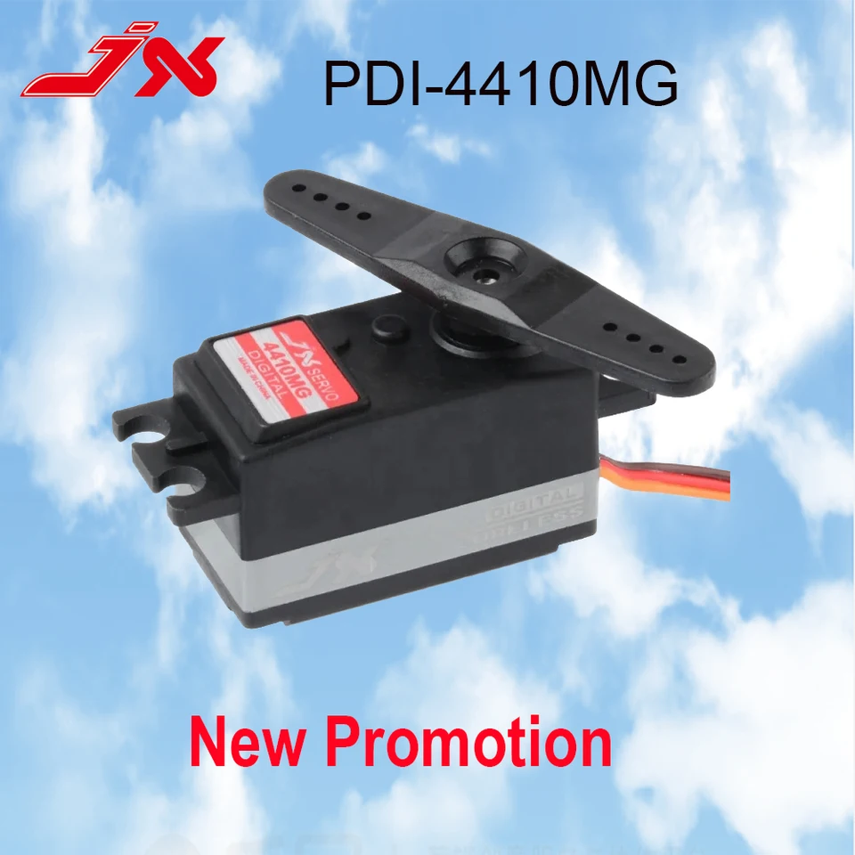 JX Servo PDI-4410MG 10KG High Precision Metal Gear Low Profil Coreless Servo 120 stupňa pre 1/8 1/10 RC Digitálne riadenie vozidla