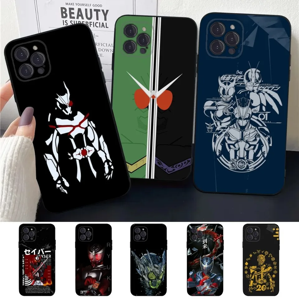 K-Kamen R-Rider Telefón pre puzdro pre Apple iPhone 15,14,13,12,11, XS, XR, X, 8,7, Pro, Max, Plus, Mini Silikone Black Cover