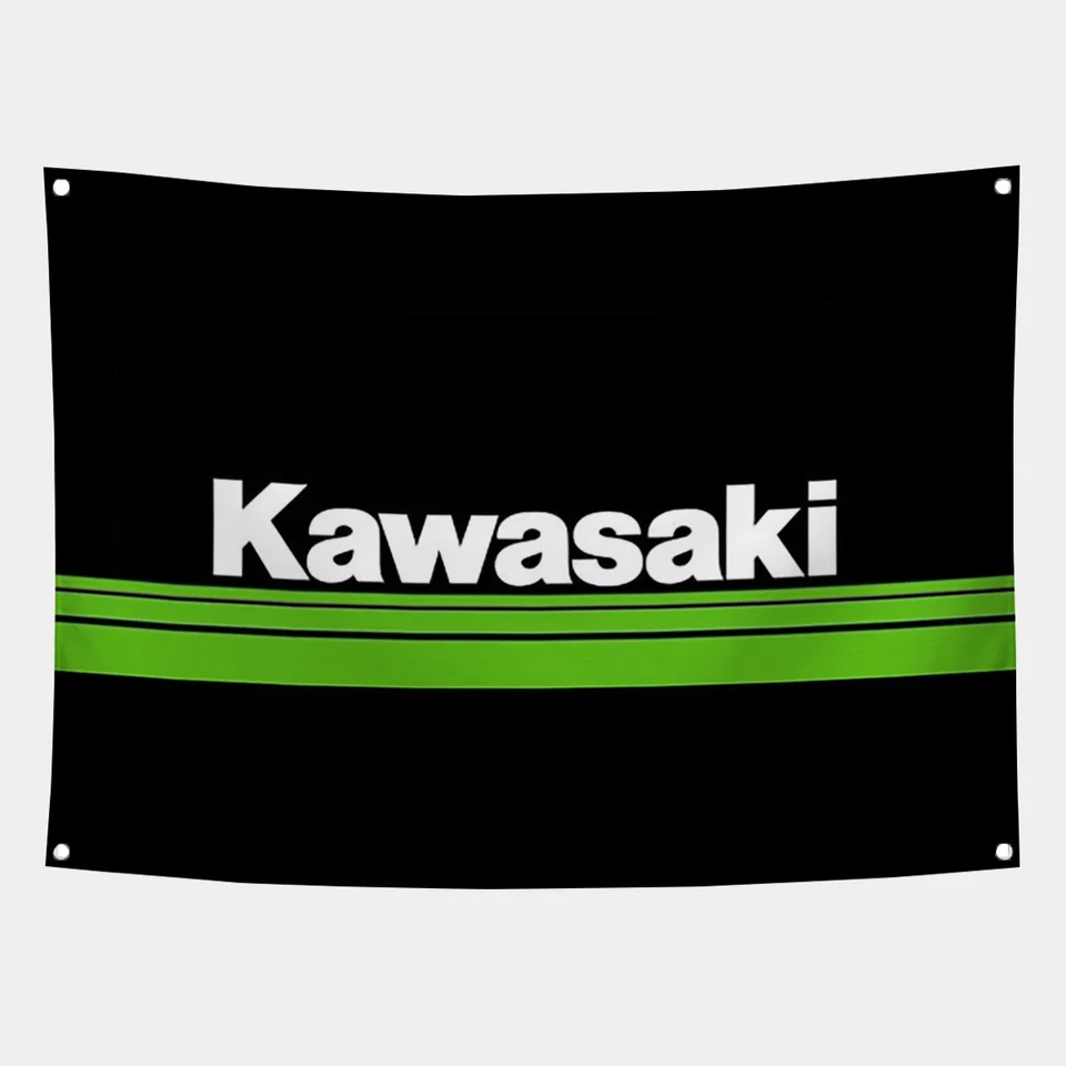 K-kawasakies domáce dekorácie predmety Garážové dekorácie dekoratívne vlajky pre izby reklamná vlajka vlajka na zavesenie bannerov vonkajšie