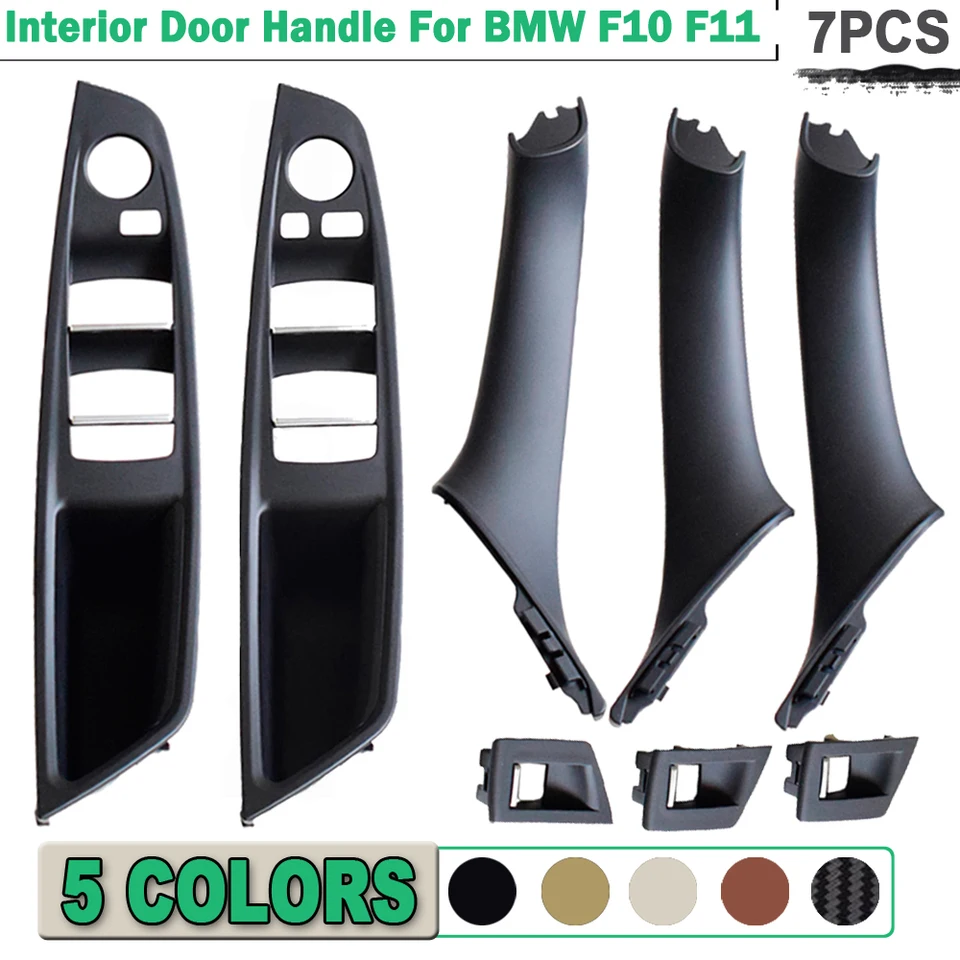 K rukoväti vozidla LHD LHD Vnútorné rukoväť pre BMW 5 F10 F11 520D 525D 530D 535I Vnútorný panel Pull Tink Tink Cover
