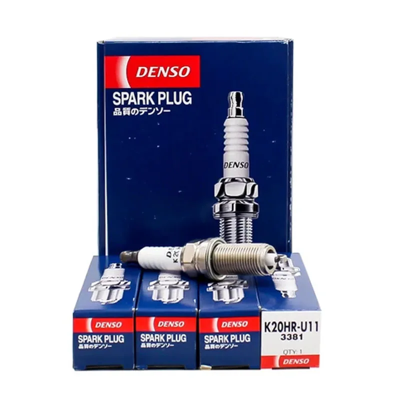 K20HR-U11 3381 Denso Zapaľovacia sviečka pre Toyota Camry Land Cruiser Fortuner Volvo S40 S60 V50 BMW E64 E81 E87 E90 E91 E60 E93 F10 F11